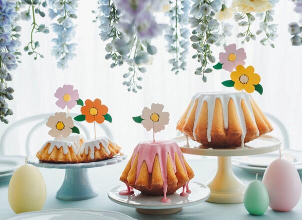 Fleurs de décoration de gâteau