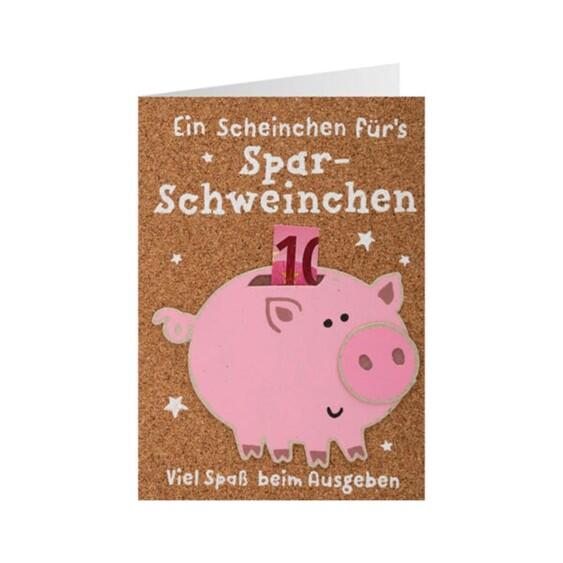 Geschenkkarte Spar-Schweinchen