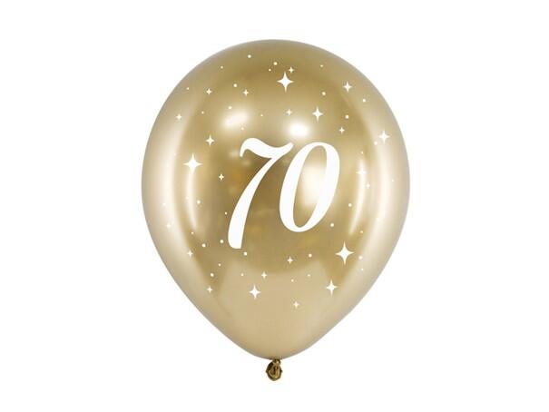 Ballons 70 Jahre Gold