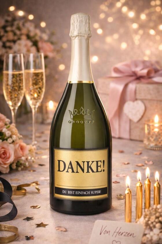 Prosecco Danke Du bist einfach Super
