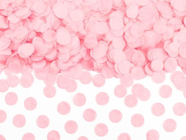 Papier de soie scatter décoration cercles rose