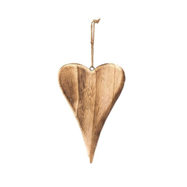 Coeur décoratif en bois 25cm