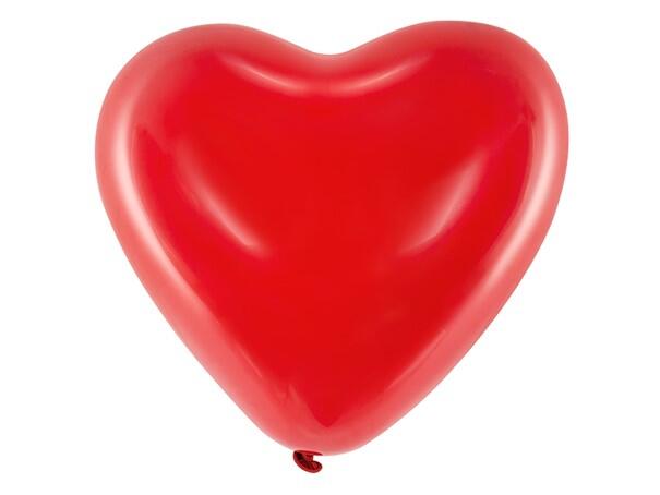 Herz Ballon Rot 40cm 6 Stück