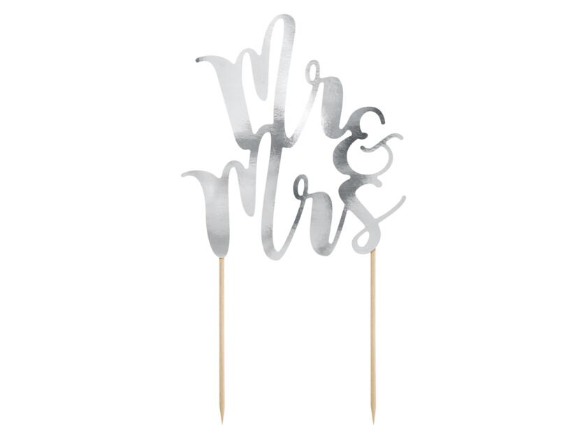 Caketoppers Mr&Mrs Silber