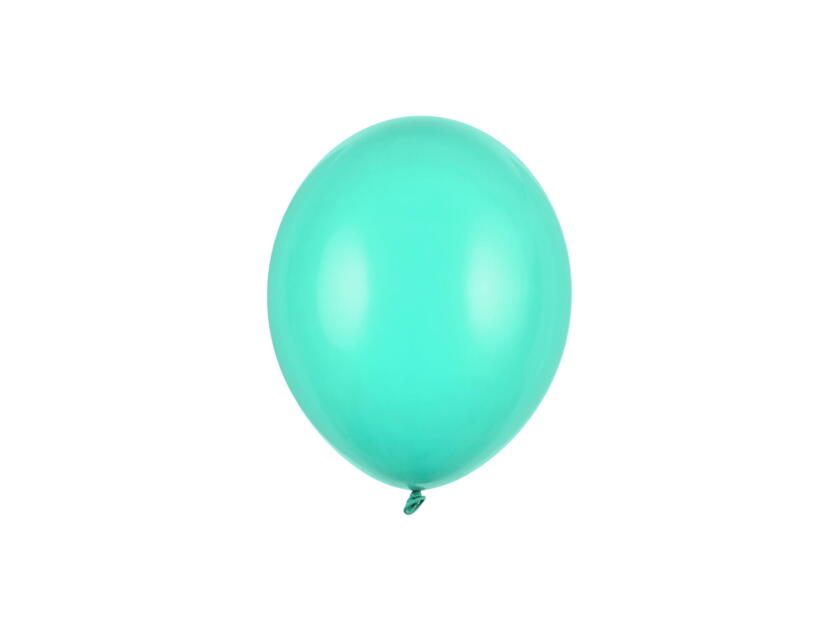 Mini ballon 12cm vert menthe pastel 100 pièces