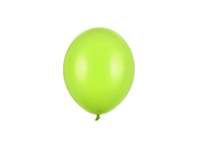 Mini ballons 12cm vert citron pastel 100 pièces