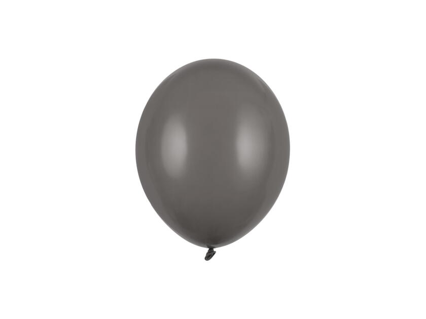 Mini ballons 12cm gris pastel 100 pièces