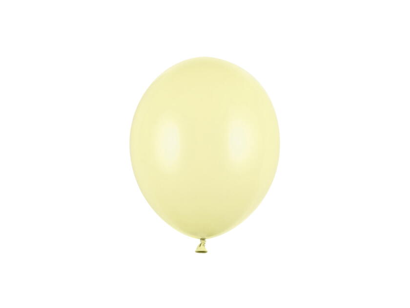 Mini ballons 12cm jaune clair pastel 100 pièces