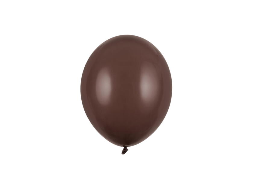 Mini ballons 12cm marron cacao pastel 100 pièces