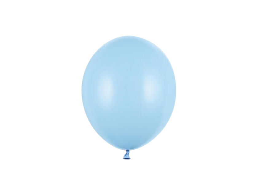 Mini ballons 12cm bleu bébé pastel 100 pièces