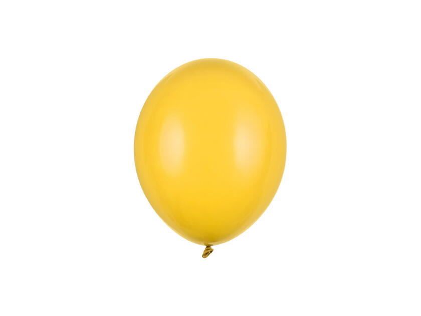 Mini ballons 12cm jaune miel pastel 100 pièces
