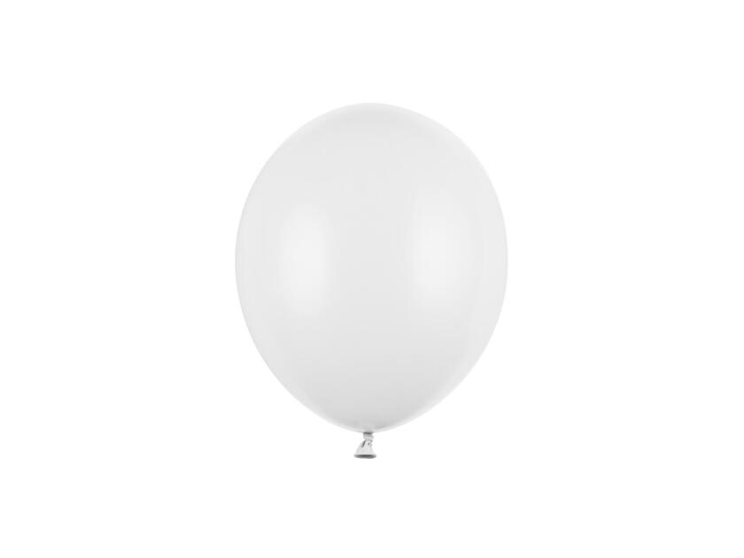 Mini ballons 12cm blanc pastel 100 pièces