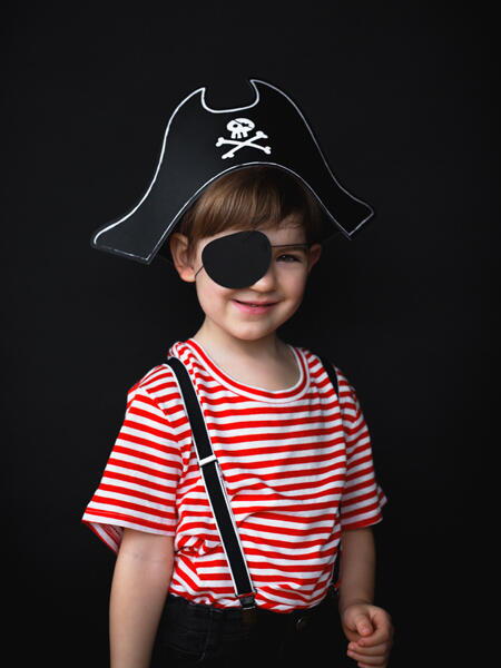 Piratenhut mit Augenklappe