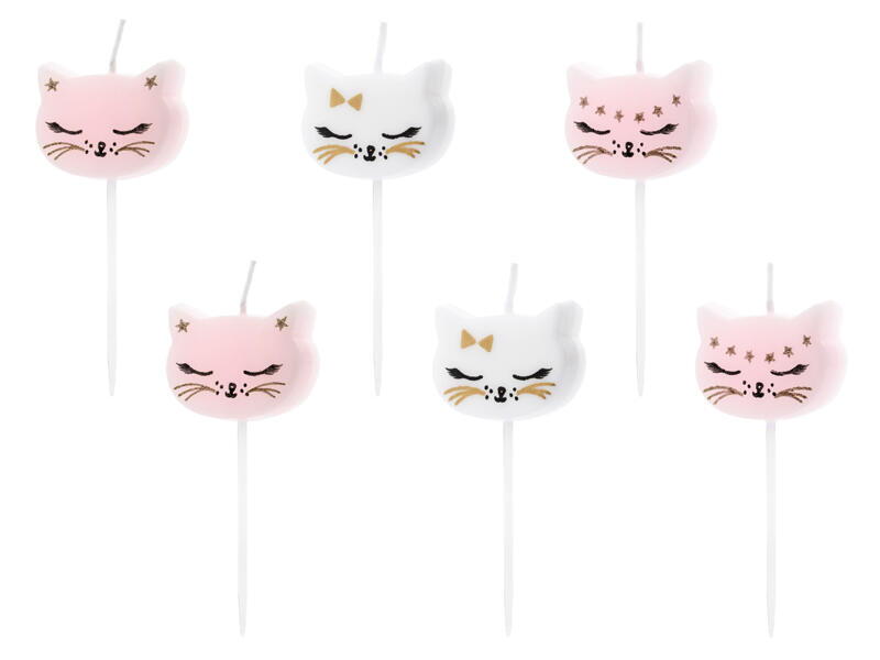 Bougies d&#39;anniversaire chatons
