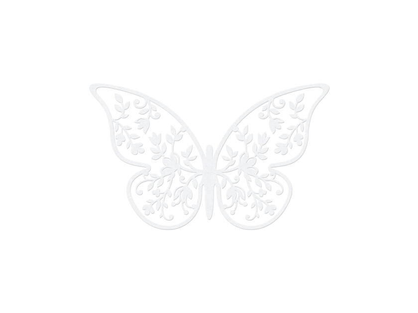 Papillon décoratif blanc
