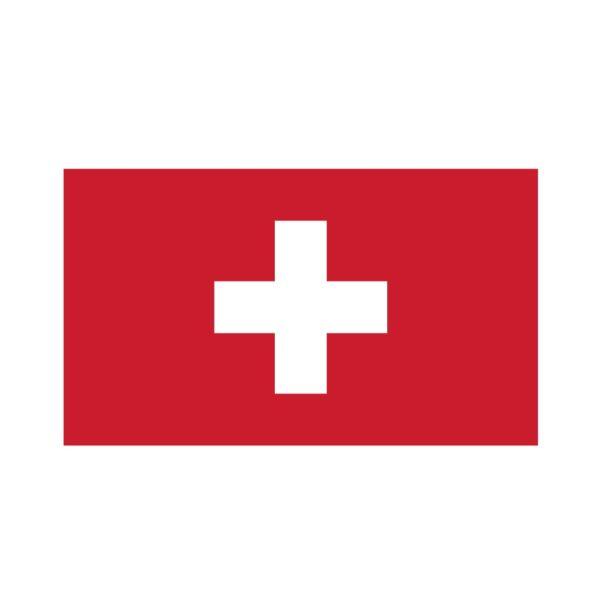 Bügelbilder Schweiz Flagge