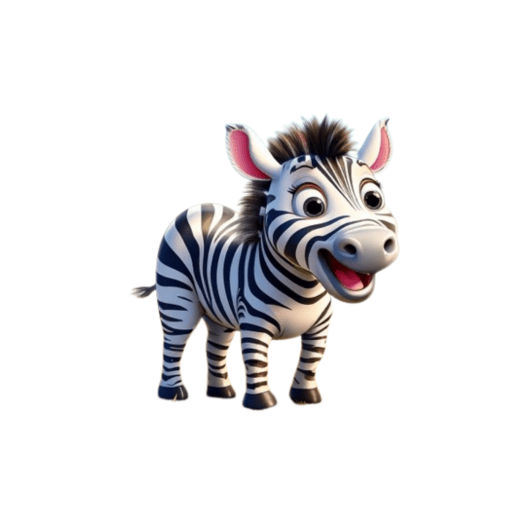 Bügelbild Zebra