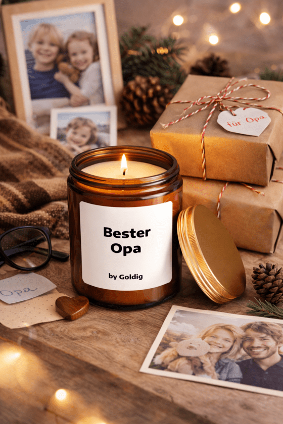 Duftkerze Bester Opa
