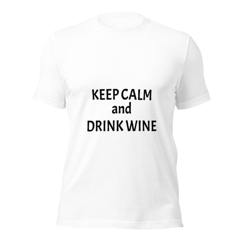 T-Shirt KEEP CALM DRINK WINE