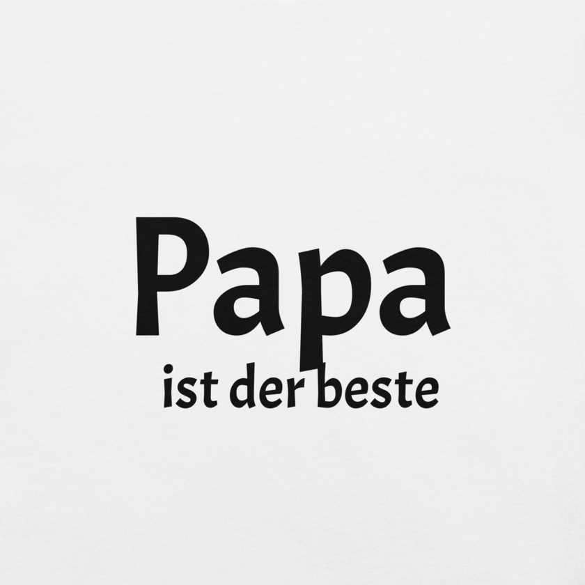 T-Shirt Papa ist der beste