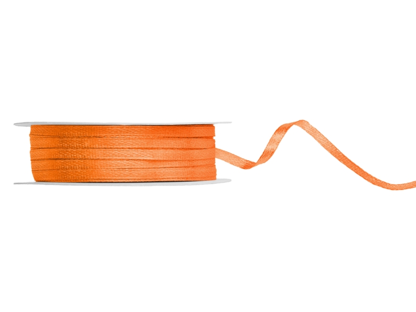 Satinband 3mm Orange