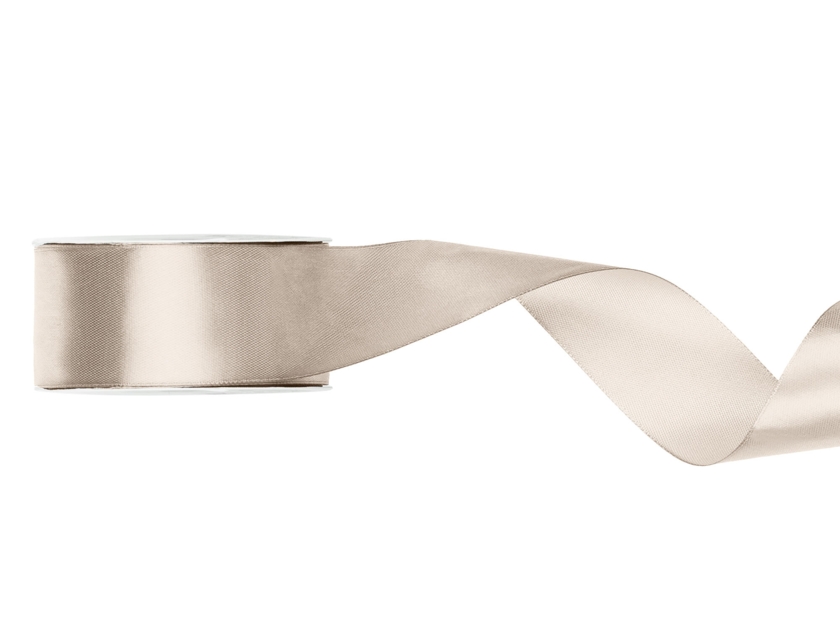 Satinband 38mm Gebrochenem Weiss