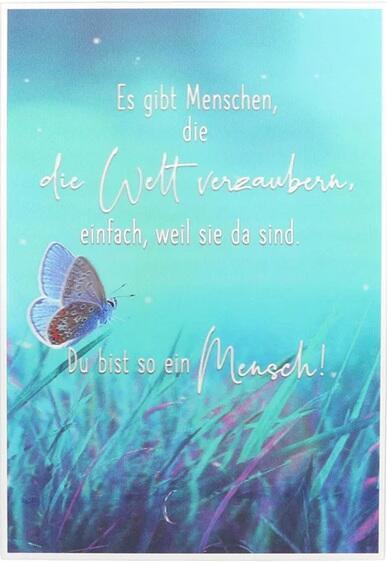 3D Karte Es gibt Menschen die die Welt verzaubern