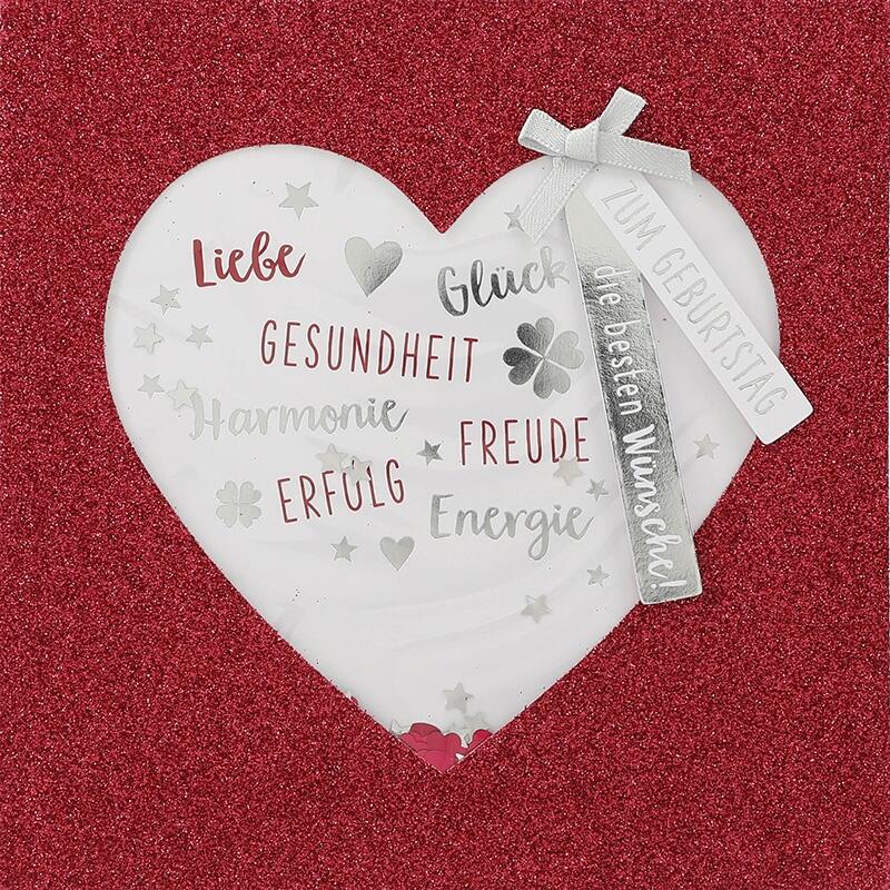 Geburtstagskarte Zum Geburtstag  Die besten Wünsche