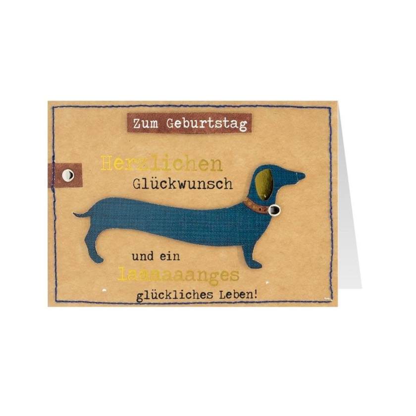 Geburtstagskarte Jeans Dachel