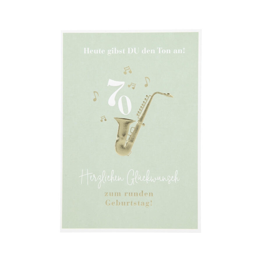 Geburtstagskarte Besonders schön Heute gibst du den Ton an