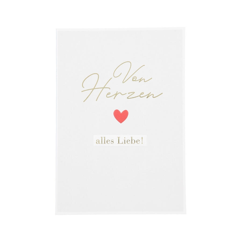 Geburtstagskarte Besonders schön Von Herzen alles Liebe