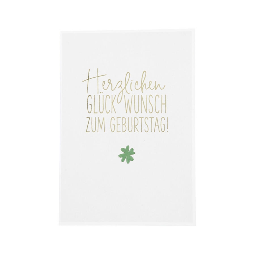 Geburtstagskarte Besonders schön Herzlichen Glückwunsch zum Geburtstag