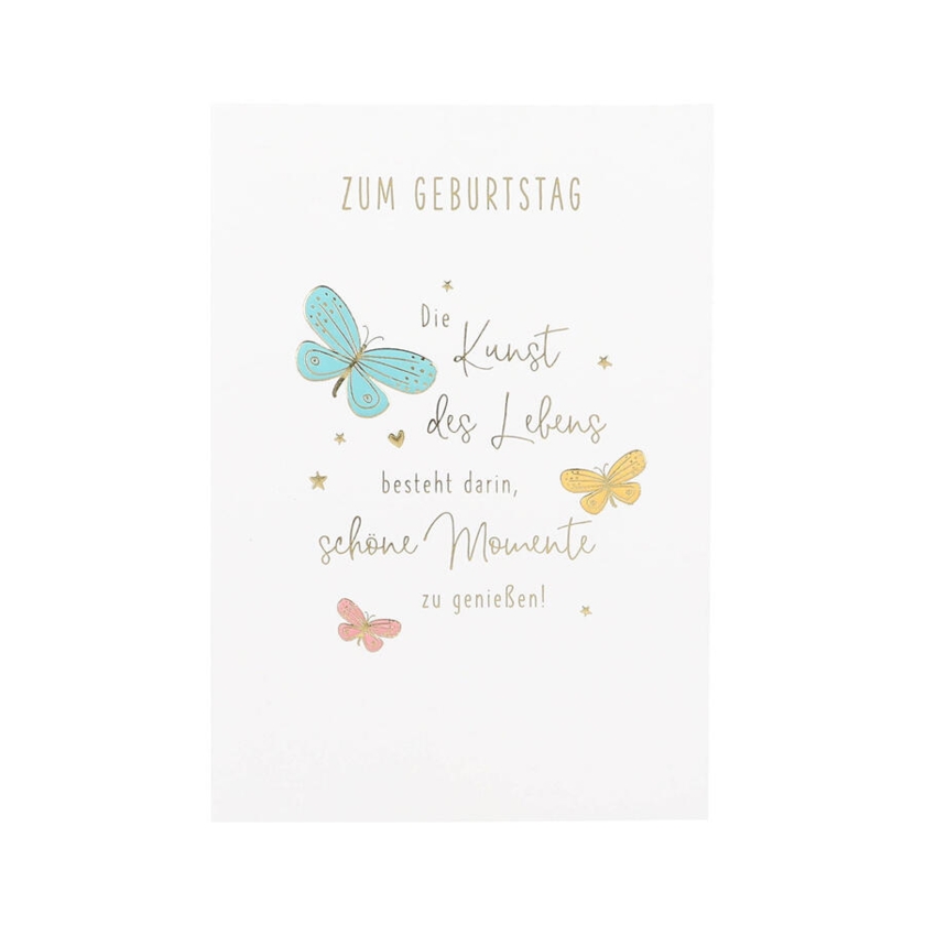 Geburtstagskarte Besonders schön Herzlichen Glückwunsch