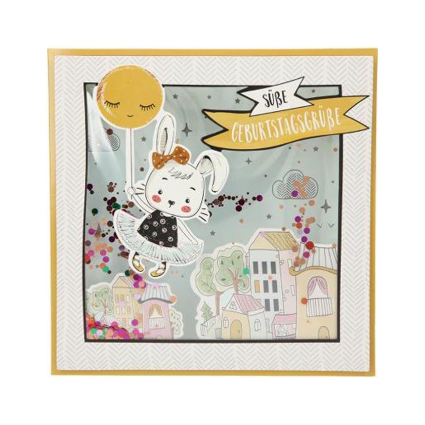 Geburtstagskarte Süsse Geburtstagsgrüsse