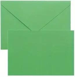 Karte mit Kuvert Grün