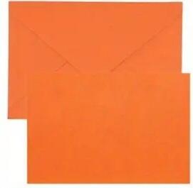 Karte mit Kuvert Orange