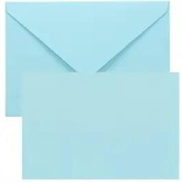 Karte mit Kuvert Hellblau