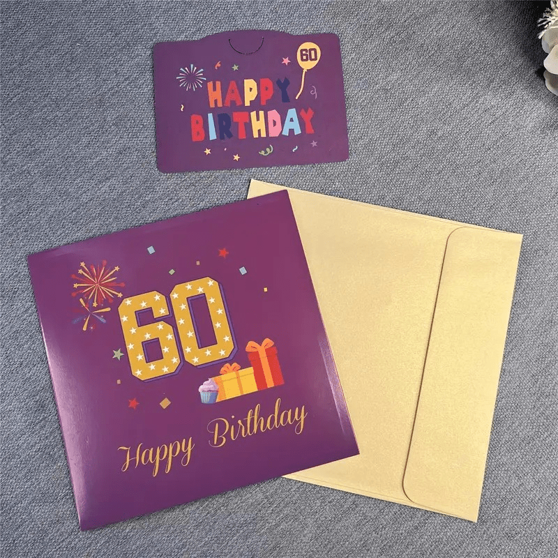 Carte d'anniversaire Joyeux anniversaire Que la fête soit Gin