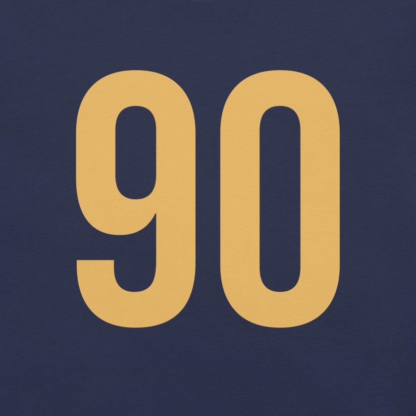 T-Shirt Blanc Numéro 50 Or