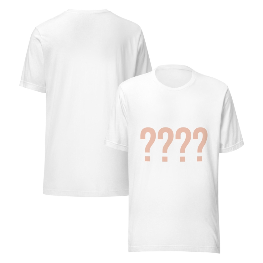 T-Shirt Blanc Numéro 50 Or