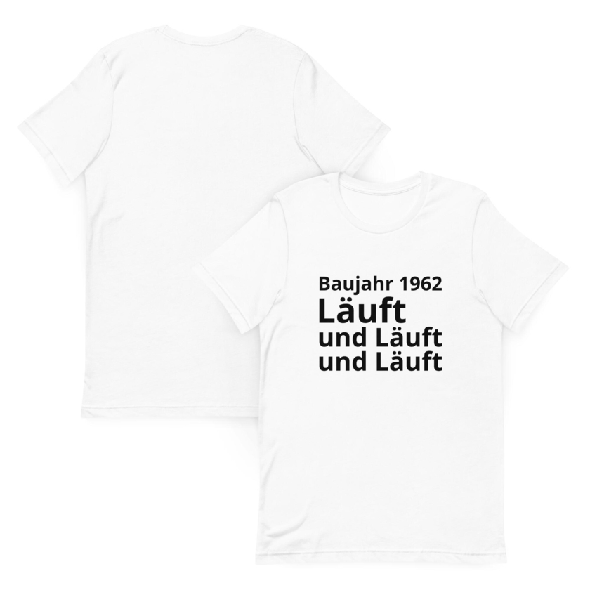 Geburtstagsshirt Baujahr ???? - läuft und läuft und läuft