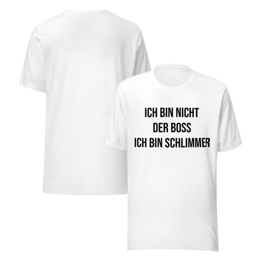 T-Shirt Blanc Être heureux est le plus beau maquillage