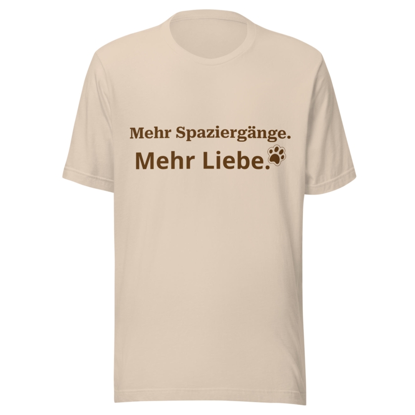 T-shirt Plus de promenades Plus d’amour