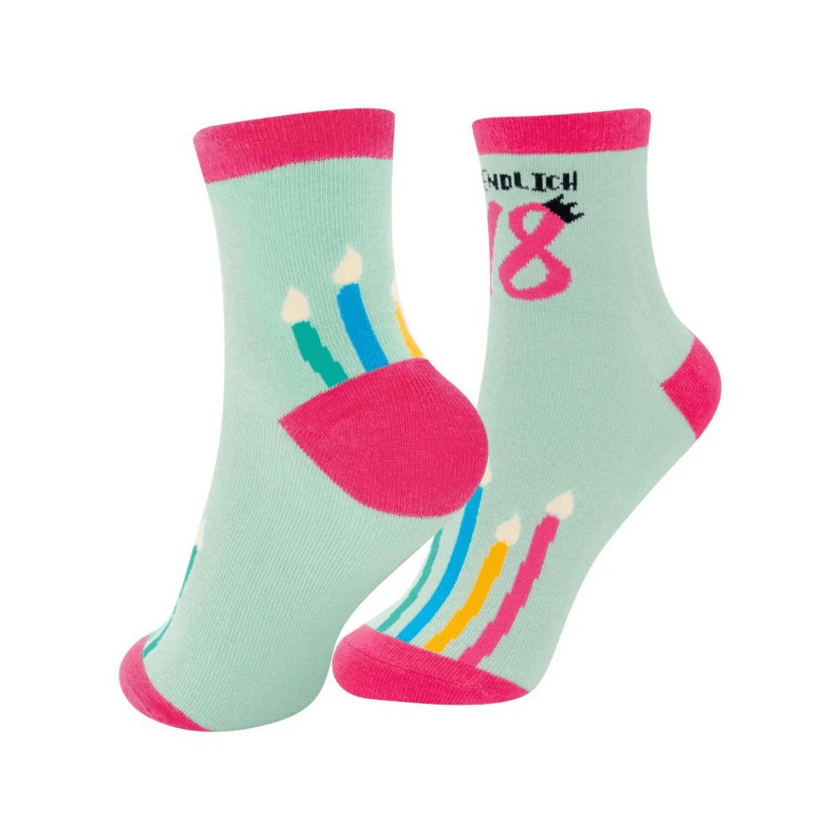 Zaubersocken Frauen Endlich 18