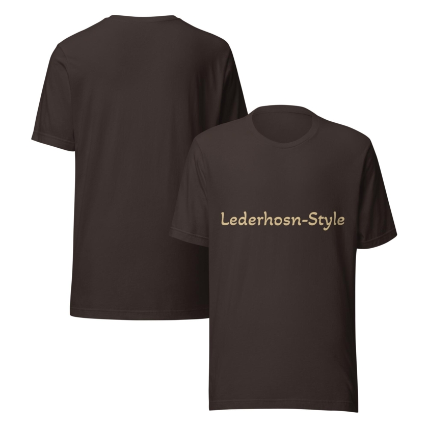T-Shirt Style Lederhosn