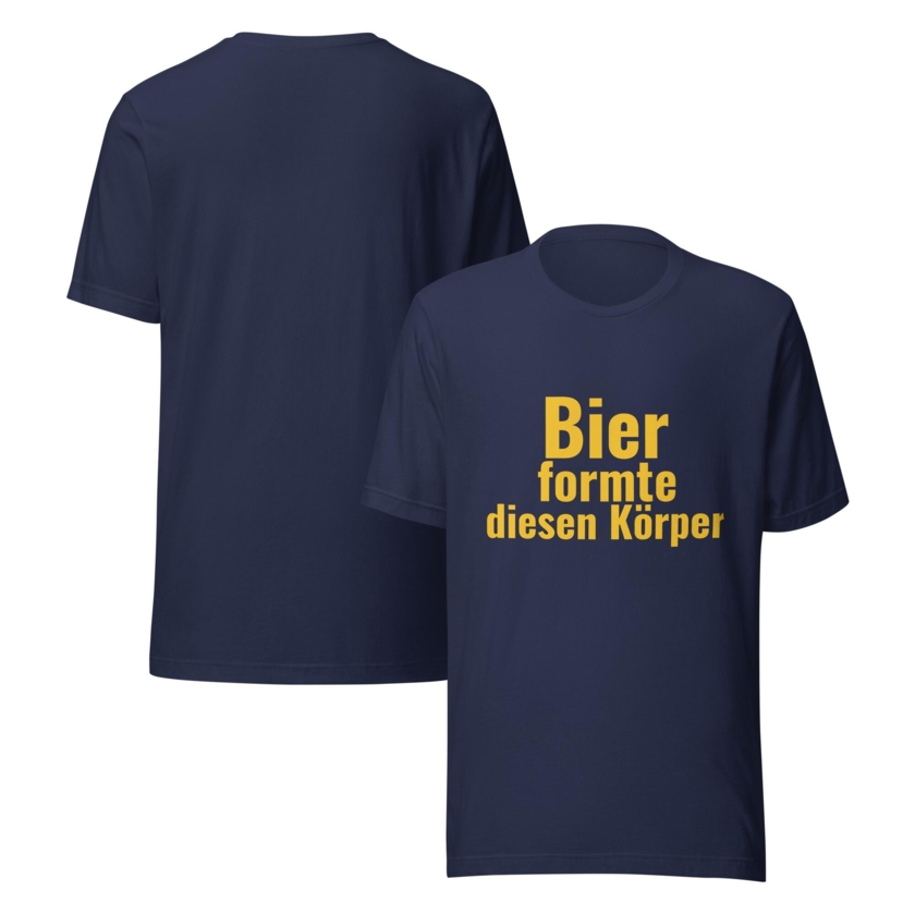 T-Shirt La bière a façonné ce corps