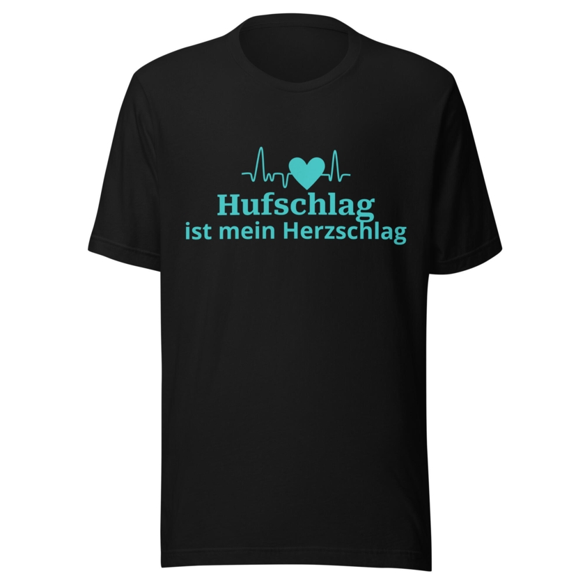 T-Shirt Hufschlag ist mein Herzschlag