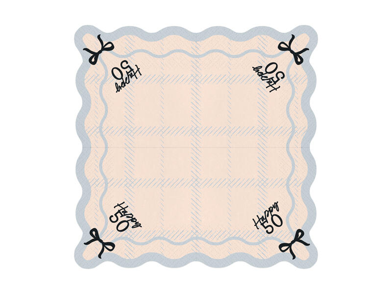 50 Jahre Servietten Happy 50