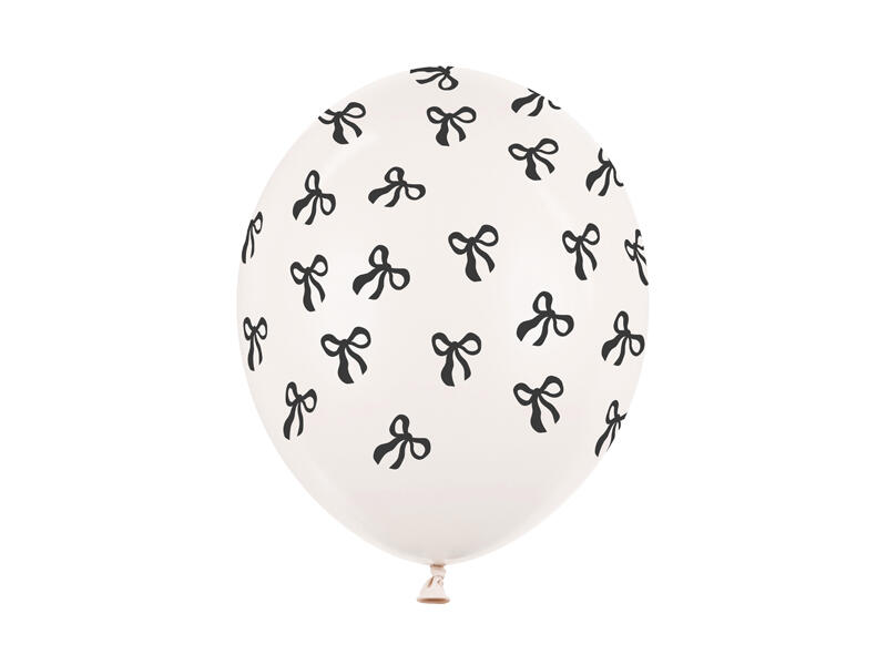 Ballon Pastell Off-White Schleife