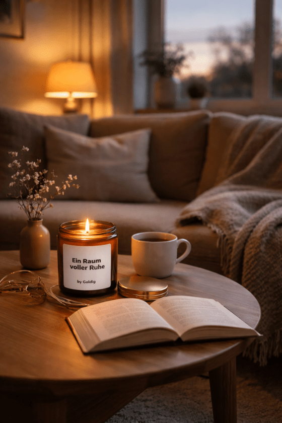 Duftkerze Ein Raum voller Ruhe